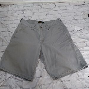 Lee Men’s Gray Cargo Shorts Size 34 Work Utility Casual